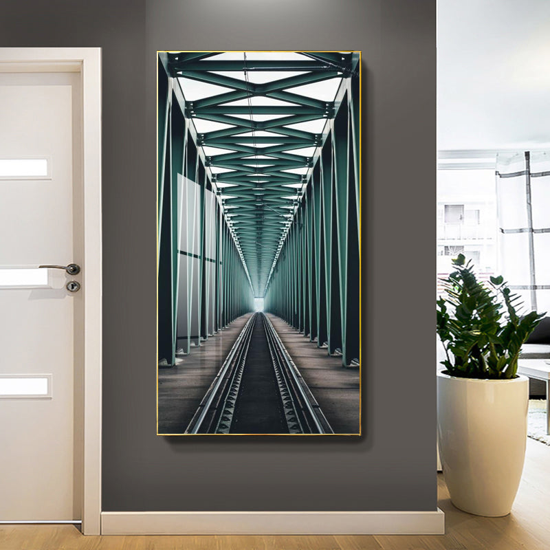 Modern abstract space architectural decoration painting