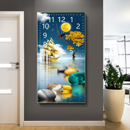 Fortune tree crystal porcelain decorative painting one.