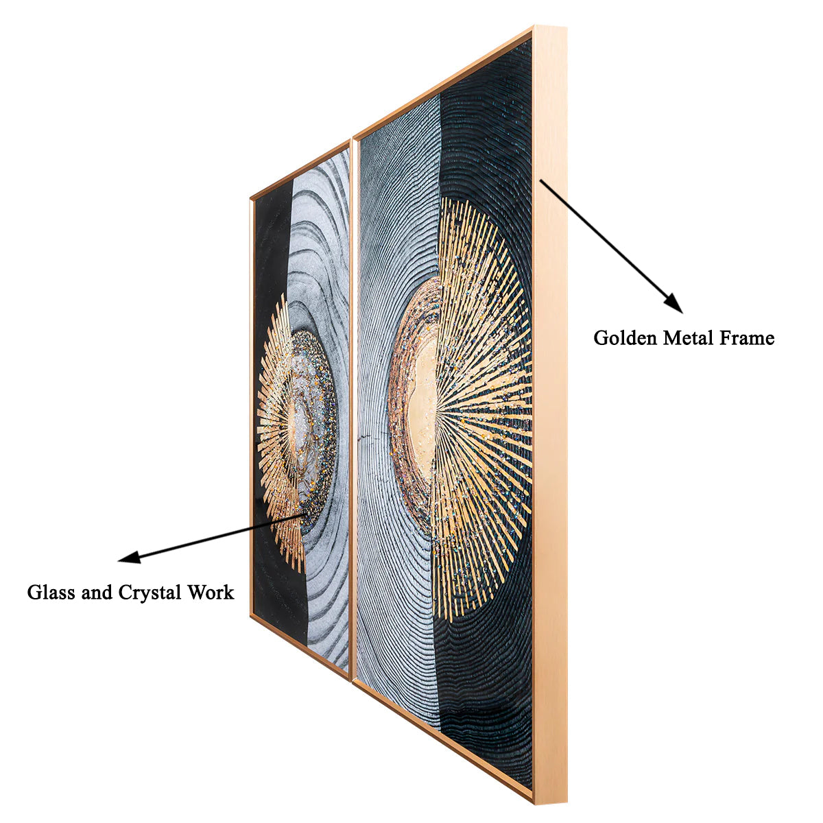 Abstract scene 3D Vase national style hanging lamp have a good meaning decorative murals hanging LED