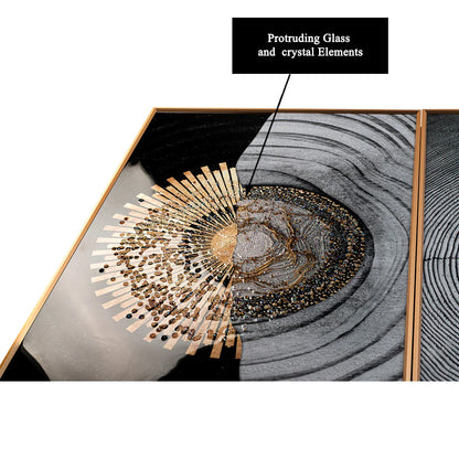 Abstract scene 3D Vase national style hanging lamp have a good meaning decorative murals hanging LED