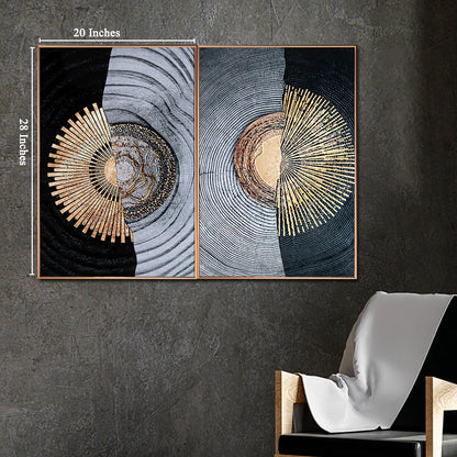 Abstract scene 3D Vase national style hanging lamp have a good meaning decorative murals hanging LED