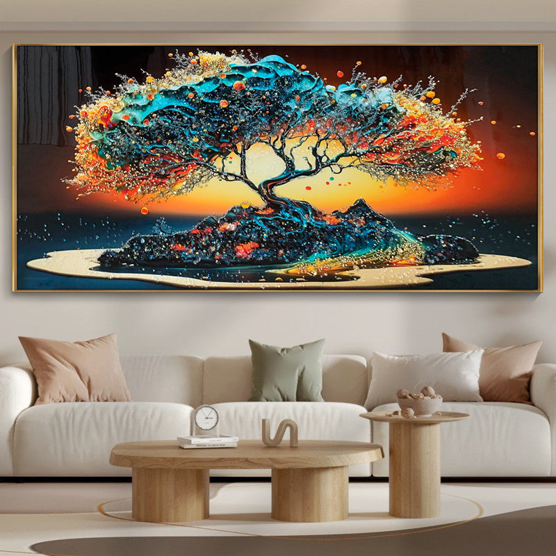 3D Colorful animal elephant Crystal Porcelain painting Decorative