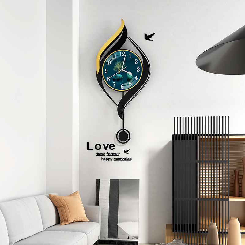 Fashion Styling clock decoration painting wall art