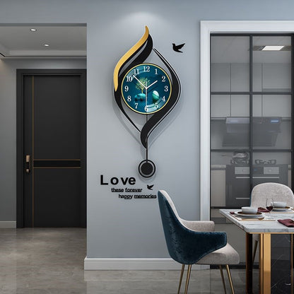 Fashion Styling clock decoration painting wall art