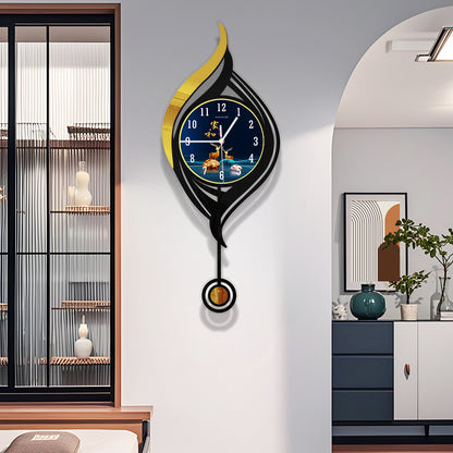 Fashion Styling clock decoration painting wall art