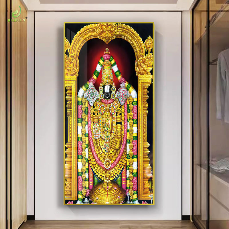 Crystal porcelain painting decoration wall Painting Decorative Buddha statues