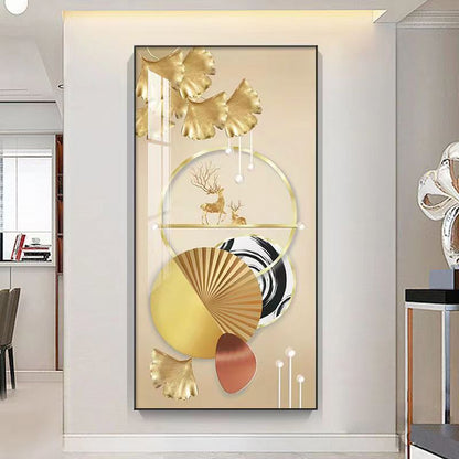 Abstract plastic arts Crystal Porcelain wall Decorative Painting