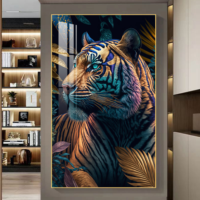 Sky animals tiger wall painting and home decoration LED