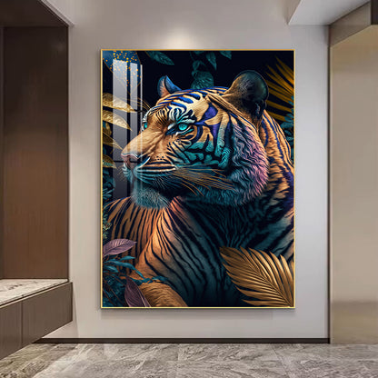 Sky animals tiger wall painting and home decoration LED