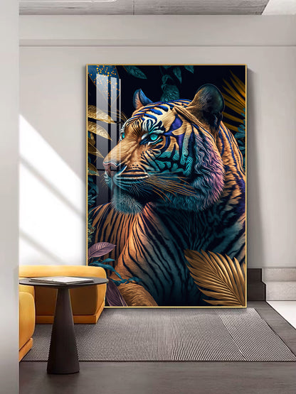 Sky animals tiger wall painting and home decoration LED