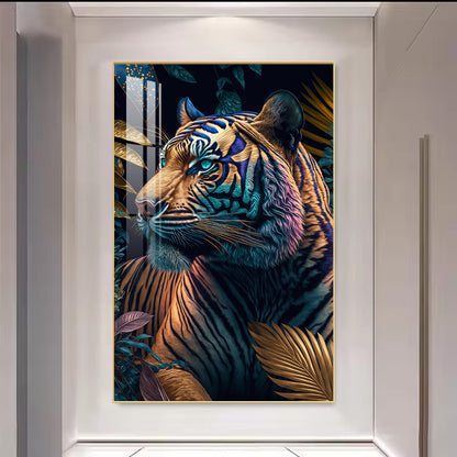 Sky animals tiger wall painting and home decoration LED