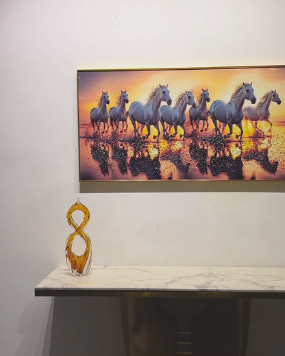 Fortune tree crystal porcelain decorative beautiful painting .