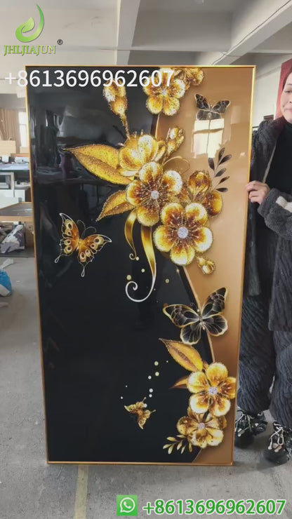 New Chinese style golden elk decorative painting