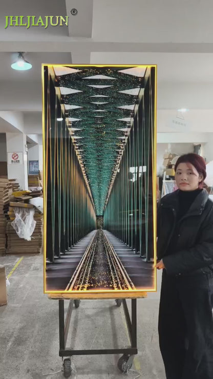 Modern abstract space architectural decoration painting