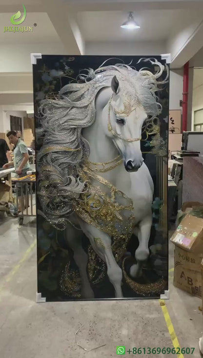 Horse high-end hairpin decoration wall Painting Decorative art