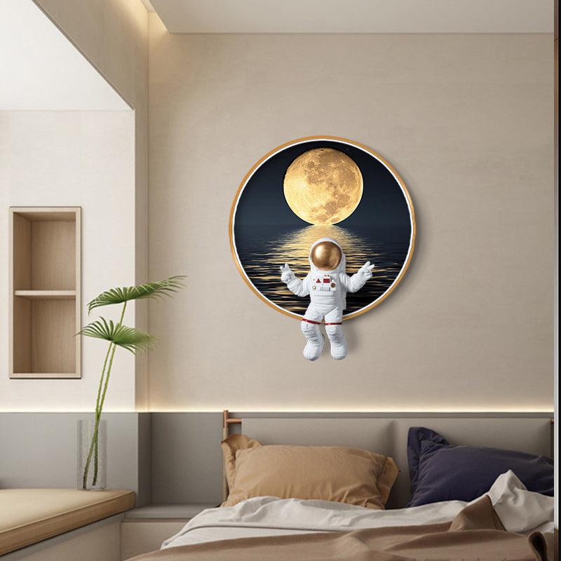 Exquisite Lunar Astronaut Series 1 decoration wall hanging lamp LED